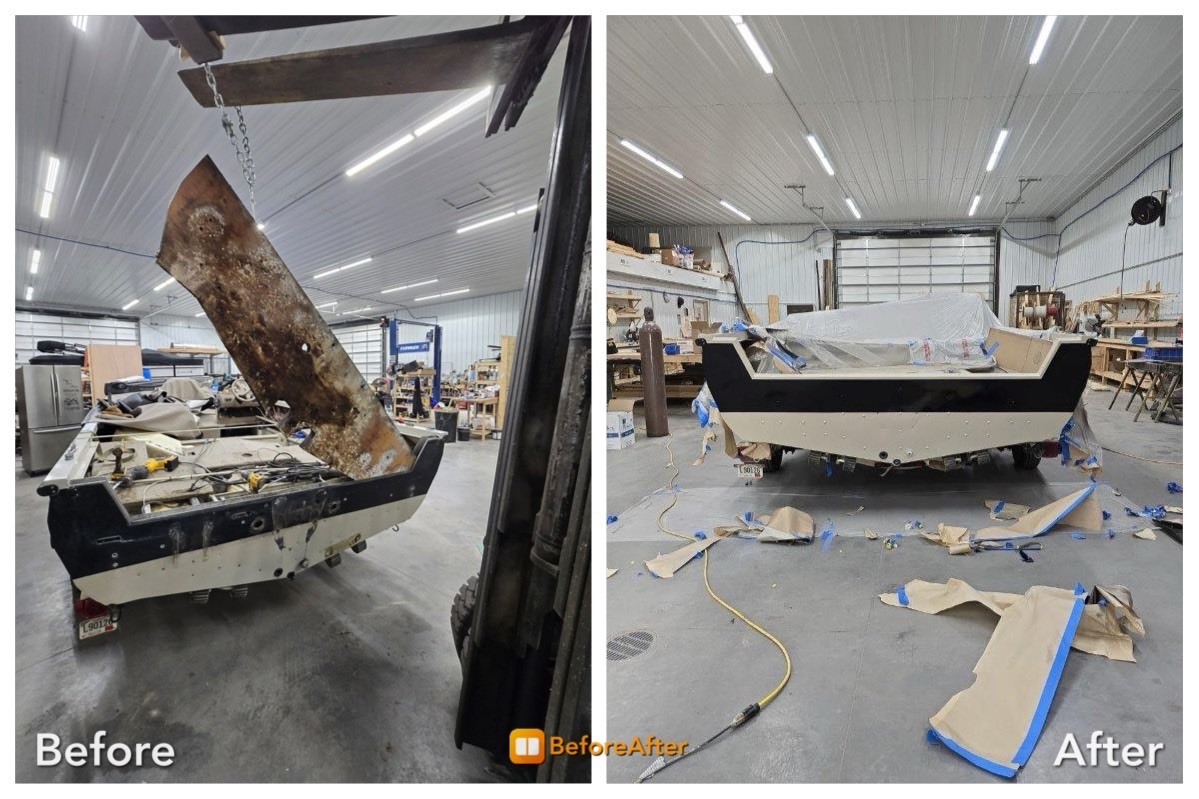 Boat transom repair by JAKShax, photo 1